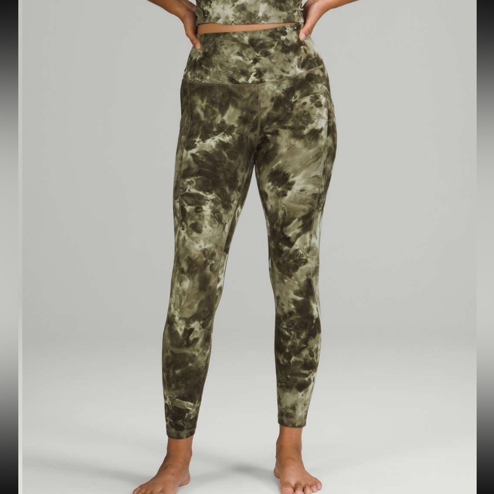 Lululemon Align High-Rise Pant with Pockets 25" size 12 Diamond Dye